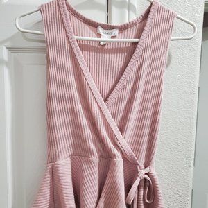 Pink Knitted Top- Glance